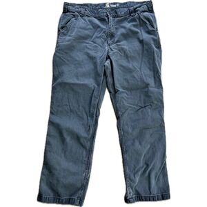 Carhartt Mens Relaxed Fit Canvas Work Pants Charcoal Gray 40x30 Utility 102291